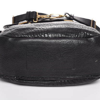 Saint Laurent Grained Calfskin Medium Besace Shoulder Bag Black 11 of 13
