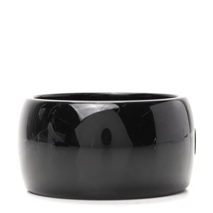 Chanel Resin CC Logo Bracelet Black 3 of 4