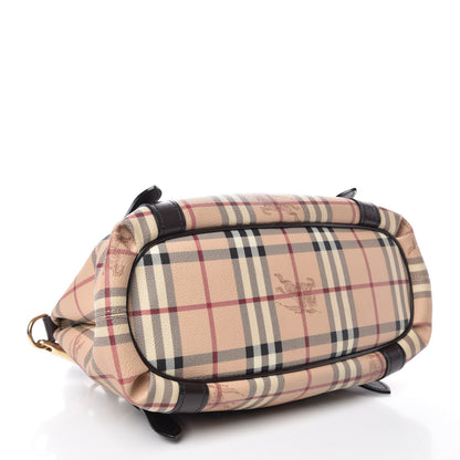 Burberry Haymarket Check Small Northfield Tote Chocolate 5 of 16
