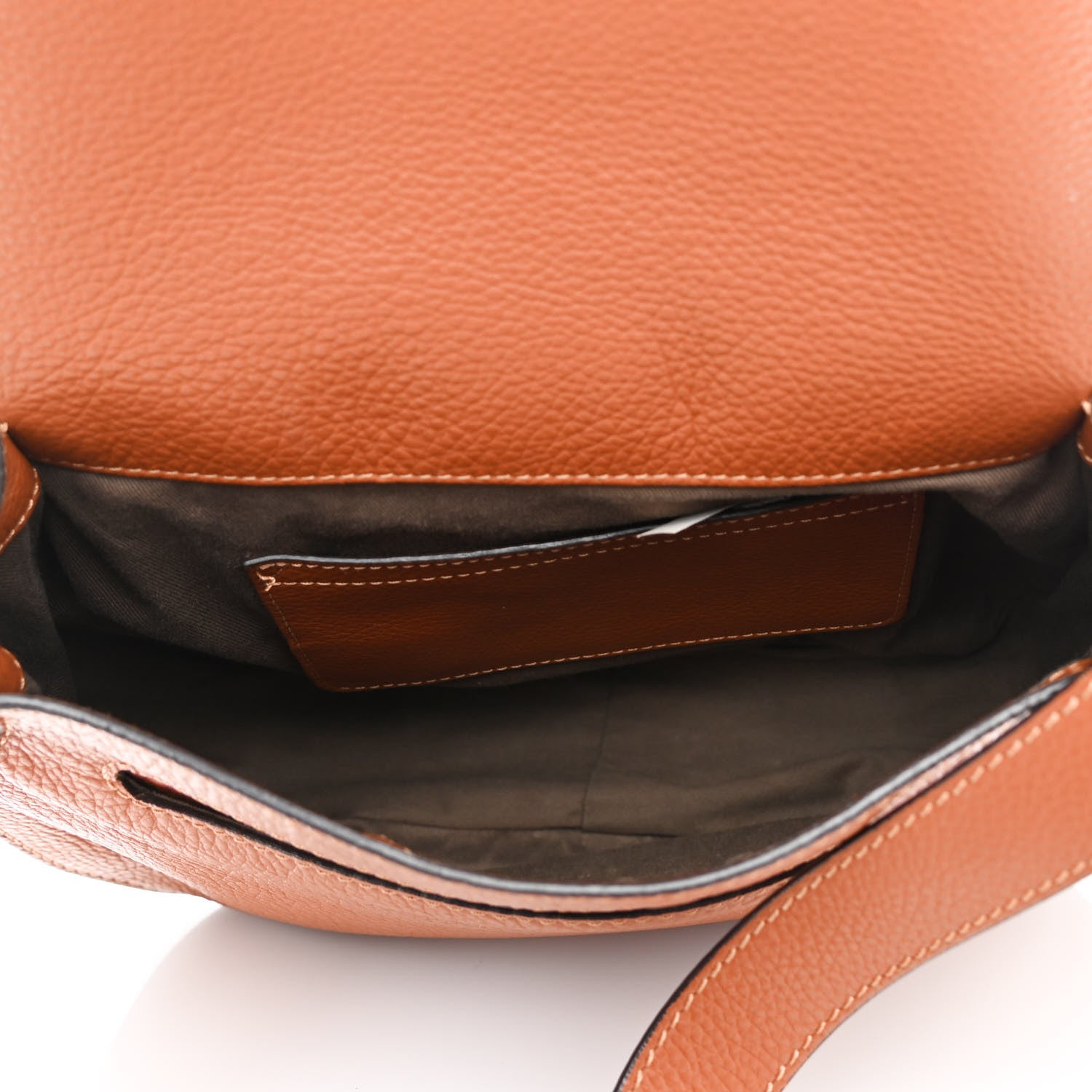 Chloe Calfskin Medium Marcie Round Crossbody Bag Tan 8 of 27