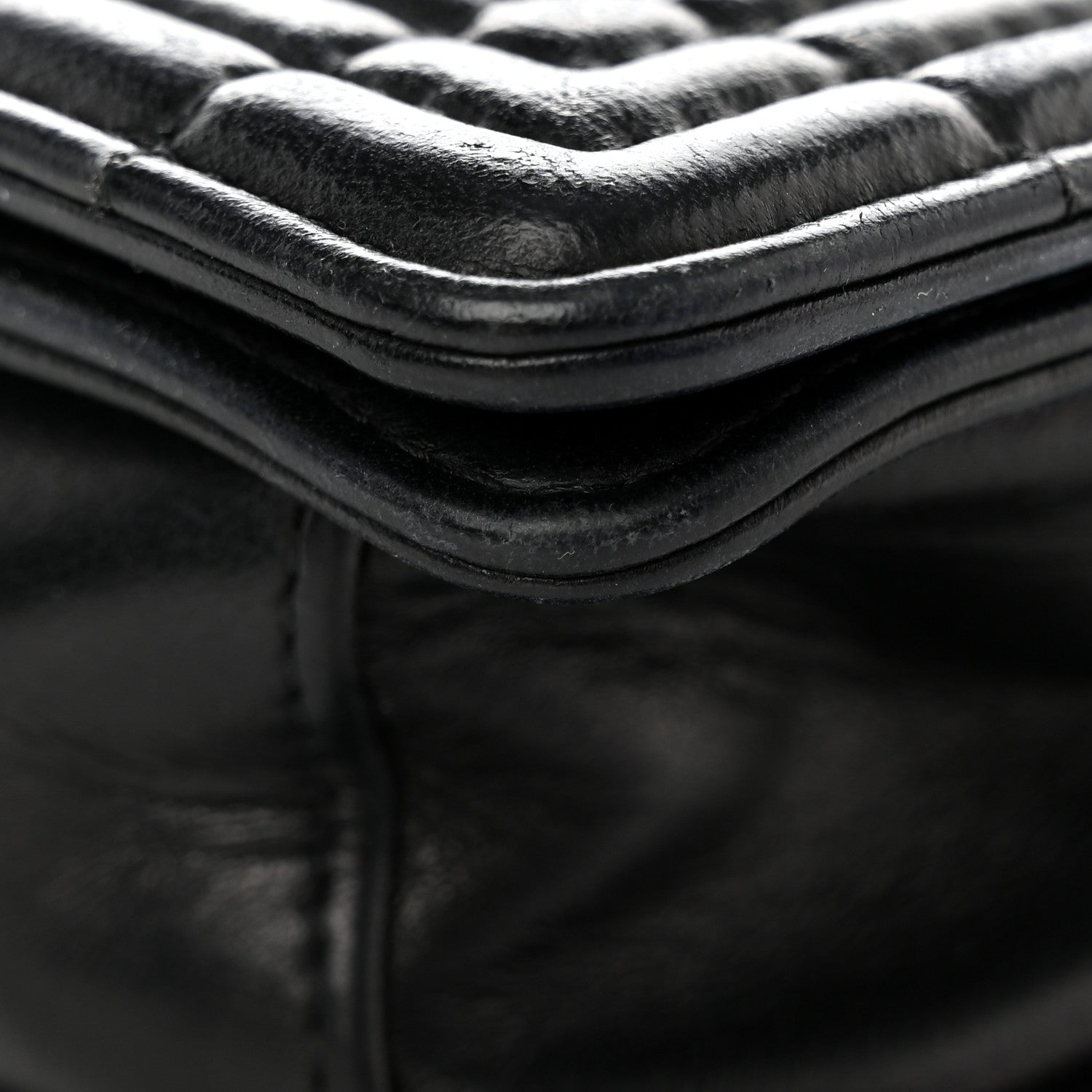 Chanel Galuchat Stingray Medium Boy Flap Black 12 of 12