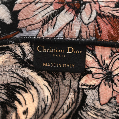 Christian Dior Canvas Embroidered La Force Book Tote Multicolor 6 of 9
