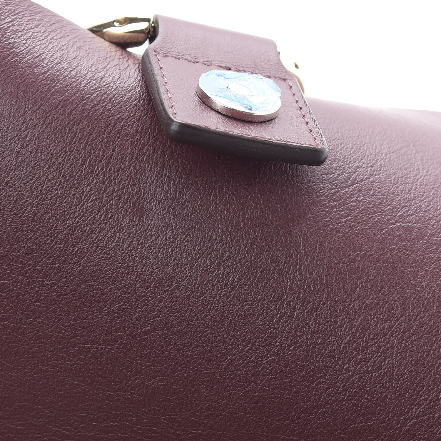 Chloe Calfskin Suede Medium Faye Shoulder Bag Intense Violine 12 of 12
