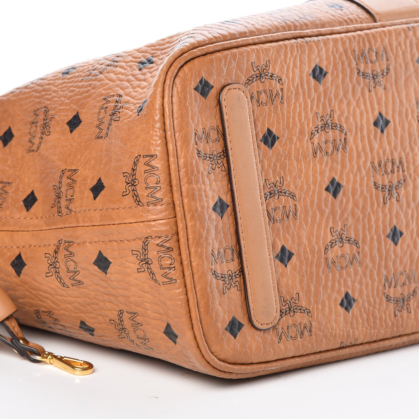 Visetos Medium Liz Reversible Shopper Tote Cognac