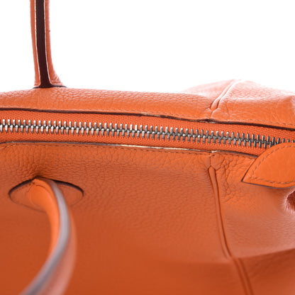 Hermes Taurillon Clemence Paris Bombay 37 Orange 8 of 27