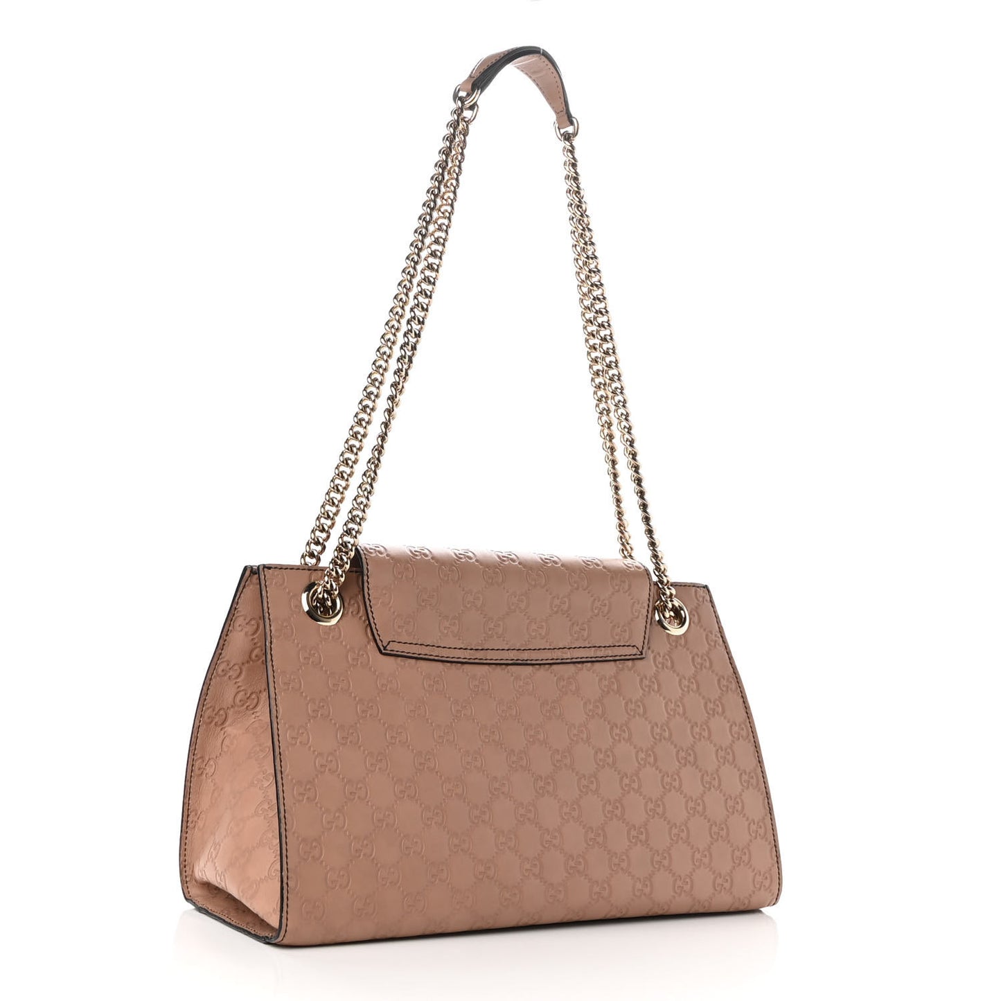 Guccissima Large Emily Chain Shoulder Bag Camelia