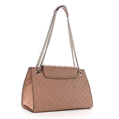 Gucci Guccissima Large Emily Chain Shoulder Bag Camelia 3 of 9
