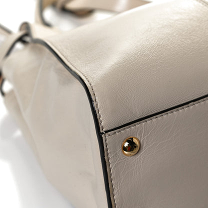 Fendi Agnello Old Shine Medium Peekaboo Iconic Satchel Camelia 20 of 31