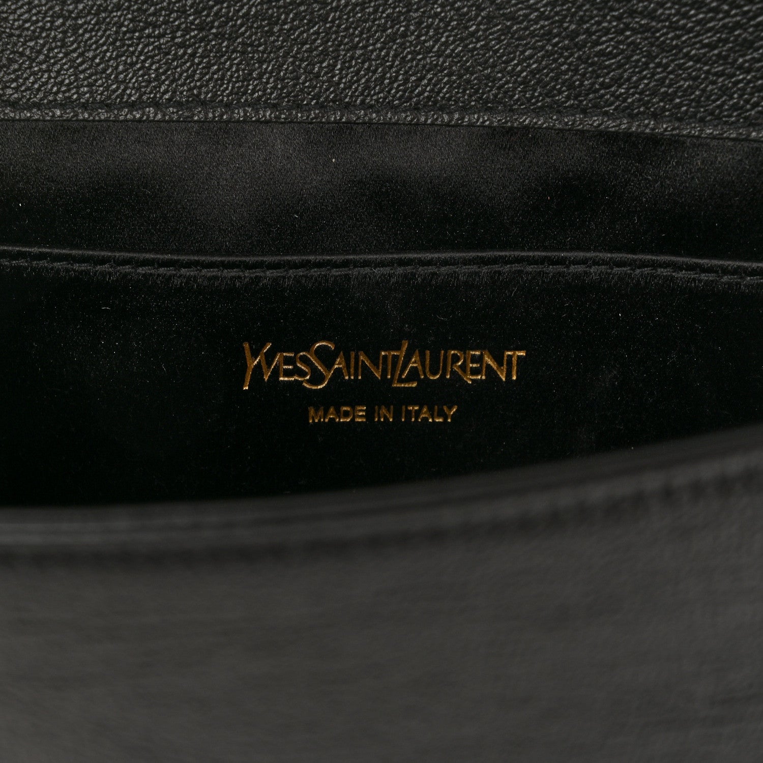 Saint Laurent Calfskin Monogram Large Belle De Jour Clutch Black 6 of 11