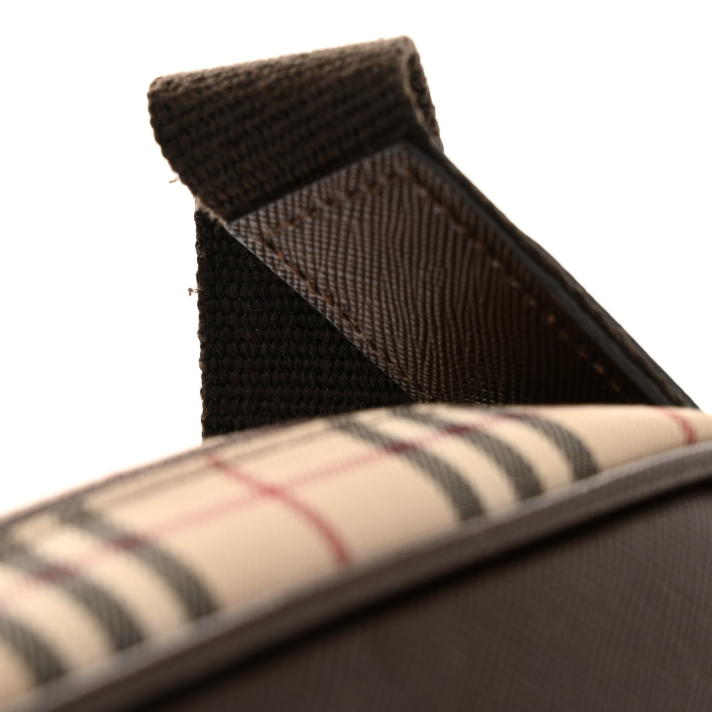 Vintage Check Small Messenger Dark Brown