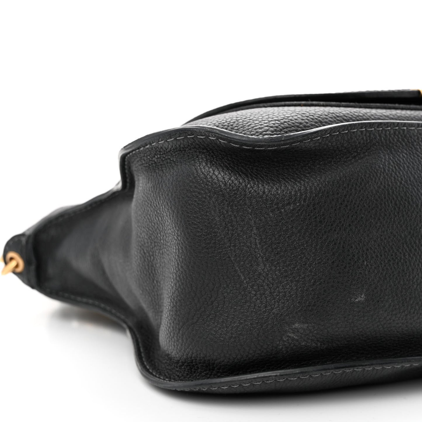 Calfskin Medium Marcie Satchel Black