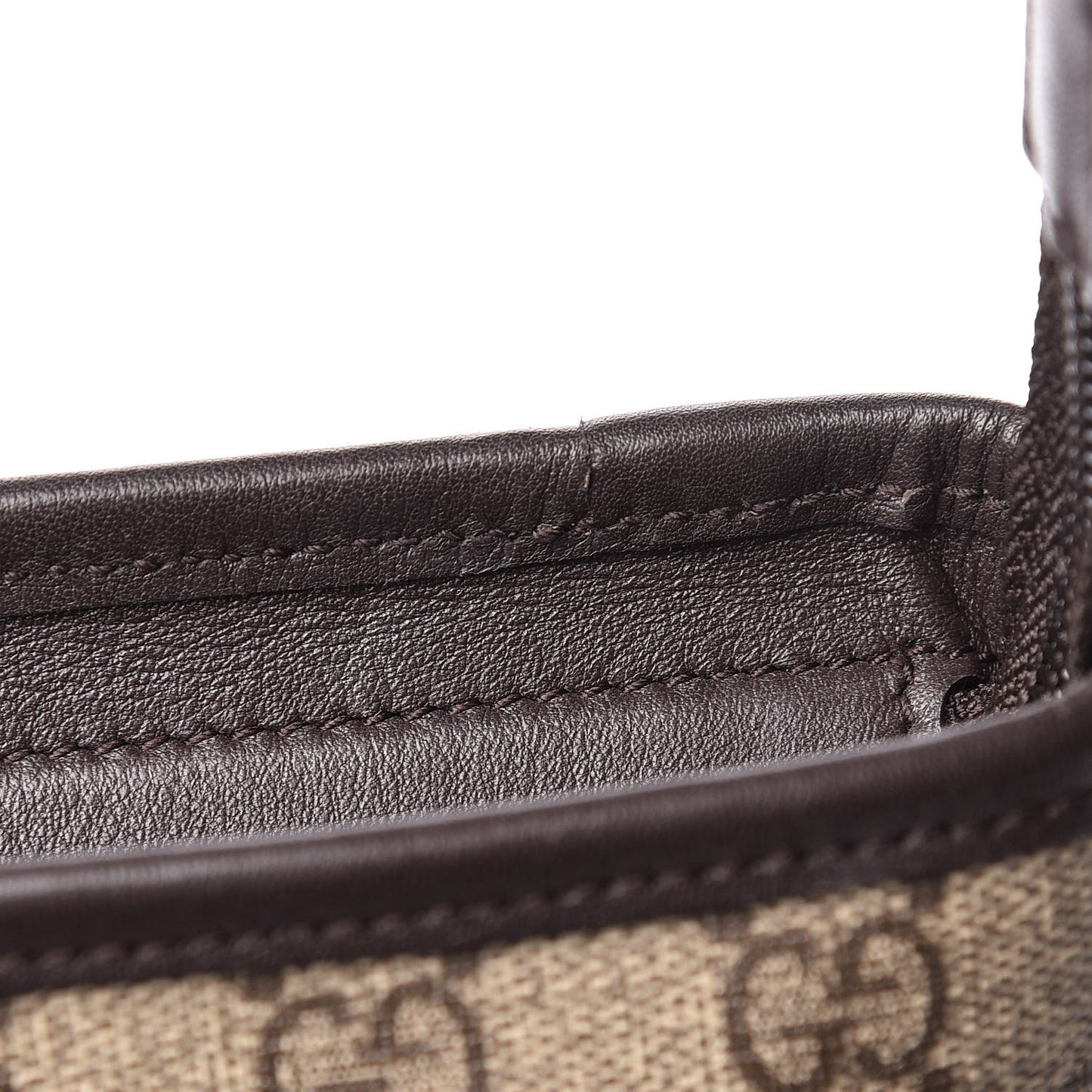 GG Plus Monogram Medium Flat Messenger Bag Dark Brown