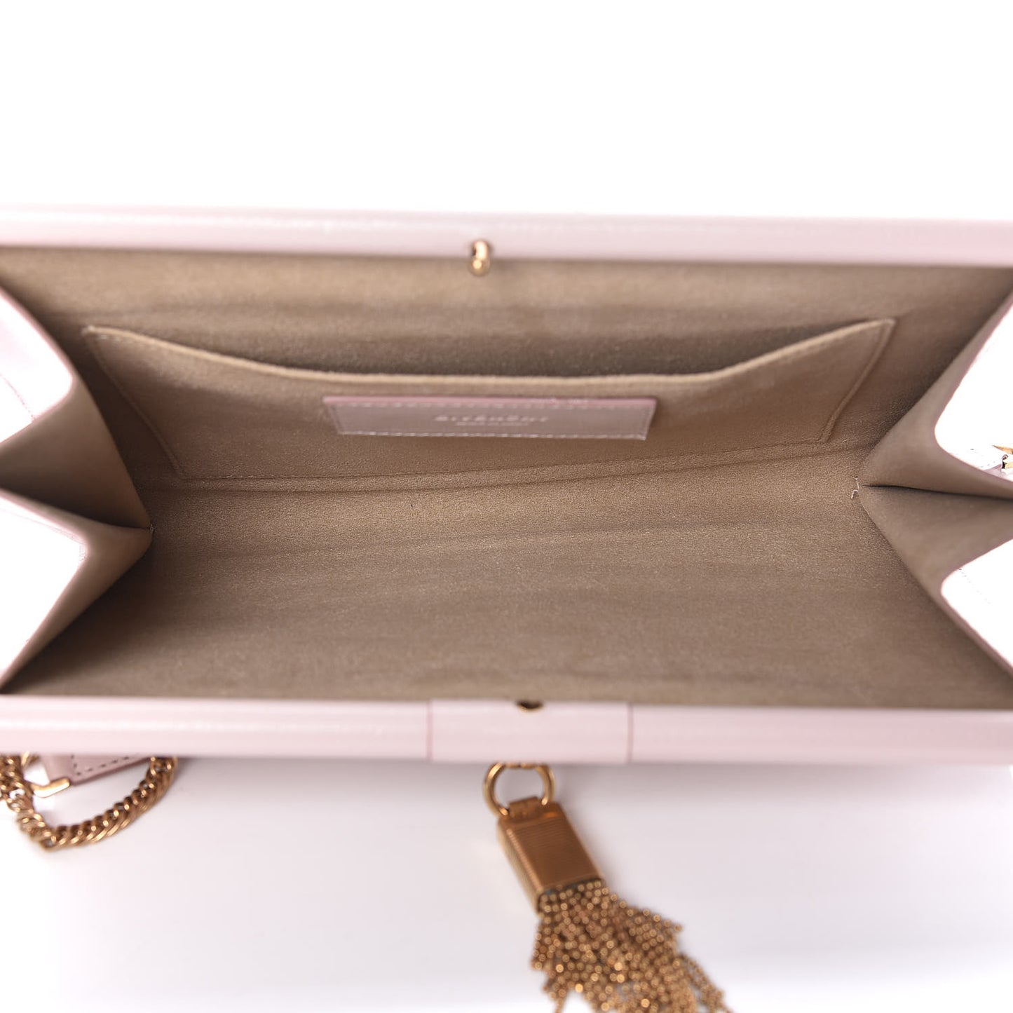 Goatskin Quilted Medium Gem Bag Natural