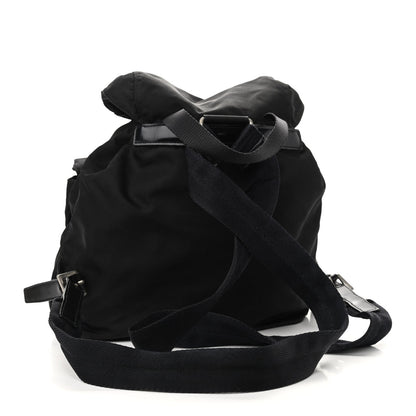 Prada Nylon Vela Double Buckle Backpack Black 3 of 11