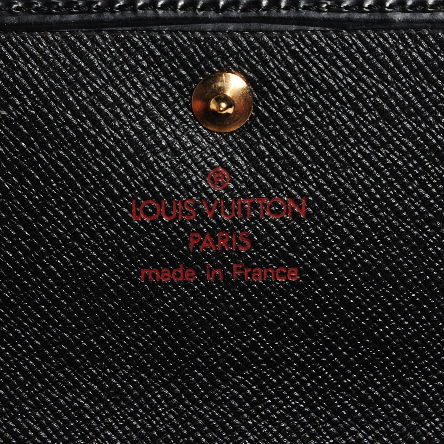Louis Vuitton Epi Porte Tresor Etui Papiers Wallet Black 6 of 7