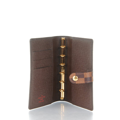 Louis Vuitton Damier Ebene Small Ring Agenda Cover 5 of 7