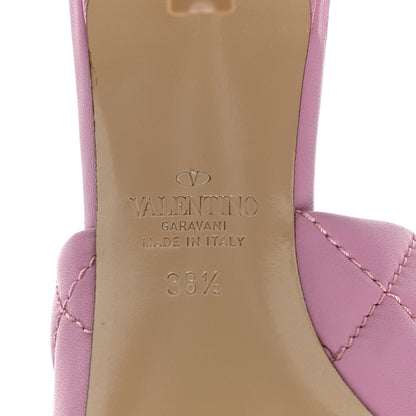 Valentino Garavani Nappa Quilted Roman Stud 65mm Slide Sandals 38.5 Giacinto 6 of 8
