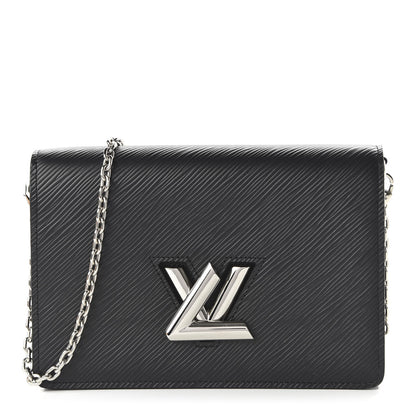 Louis Vuitton Epi Twist Belt Chain Wallet Black 1 of 10