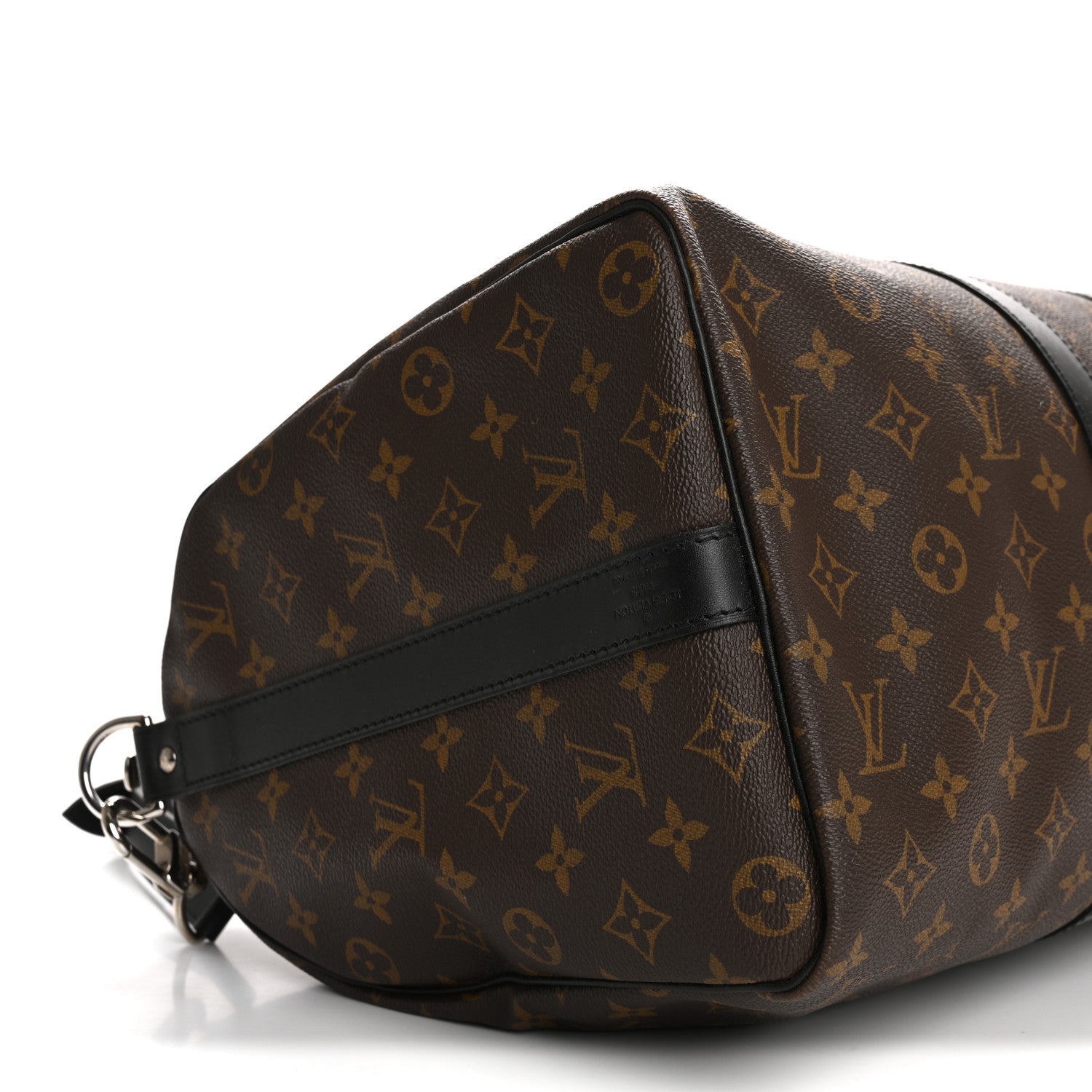 Louis Vuitton Monogram Macassar Keepall Bandouliere 45 8 of 12