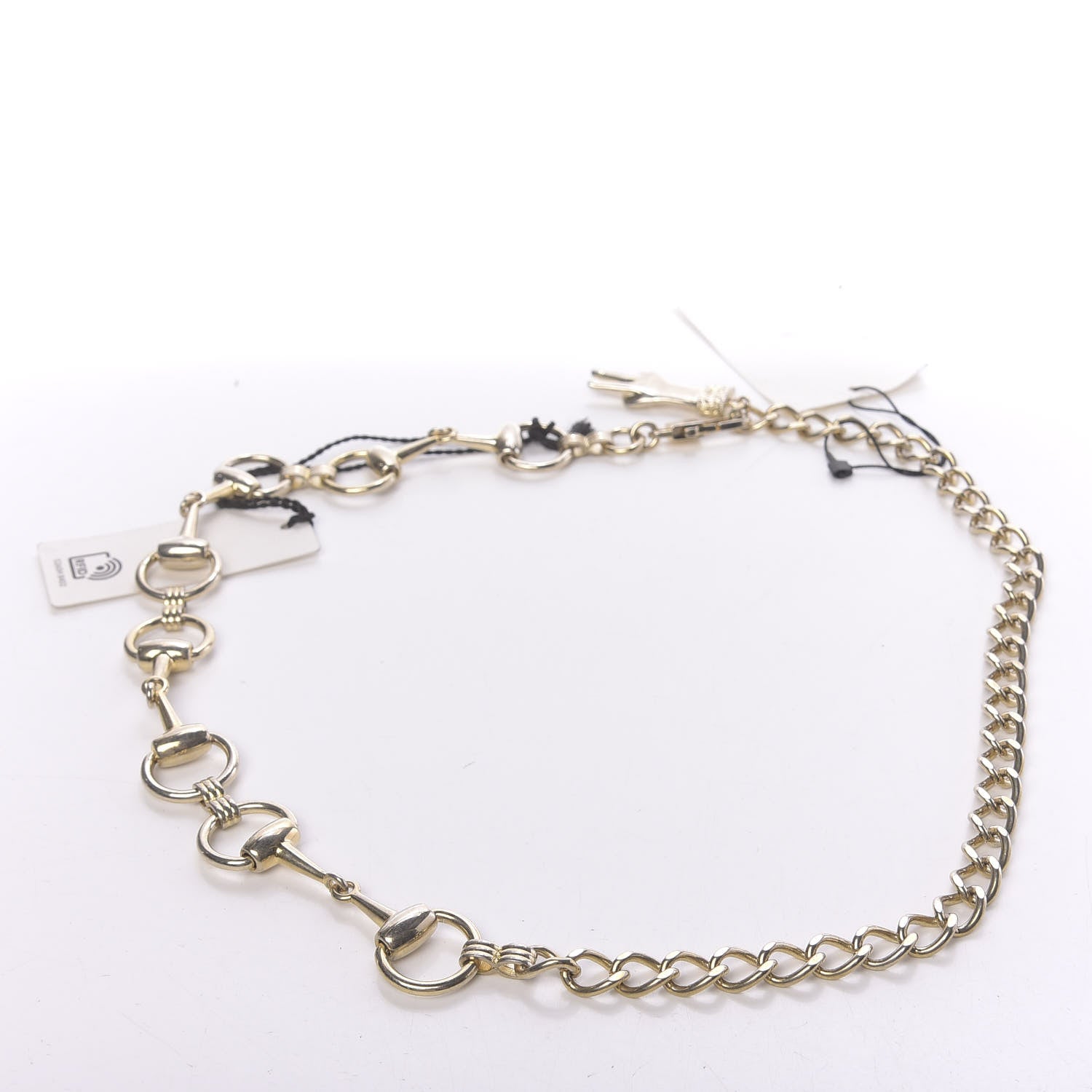 Gucci Brass Horsebit Chain Belt Gold 2 of 4