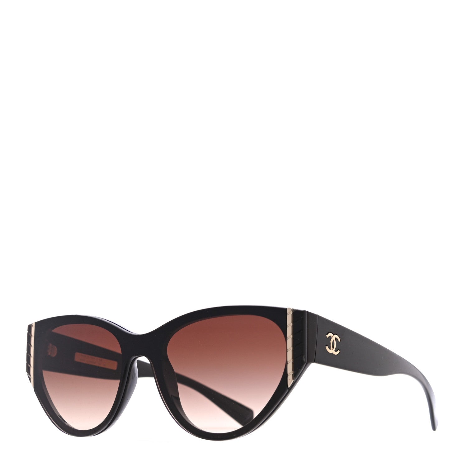 Chanel CC Cat Eye Sunglasses 6054 Brown 1 of 7