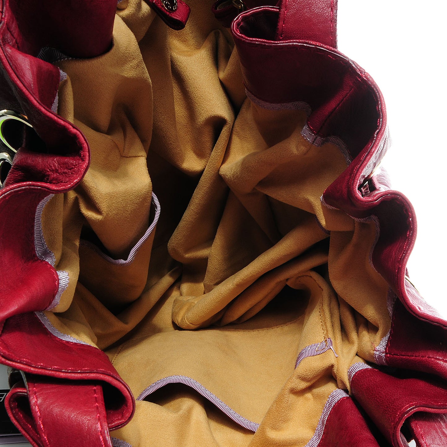 Leather XL Ramona Tote Red
