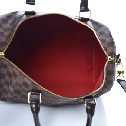 Louis Vuitton Damier Ebene Speedy Bandouliere 35 5 of 10