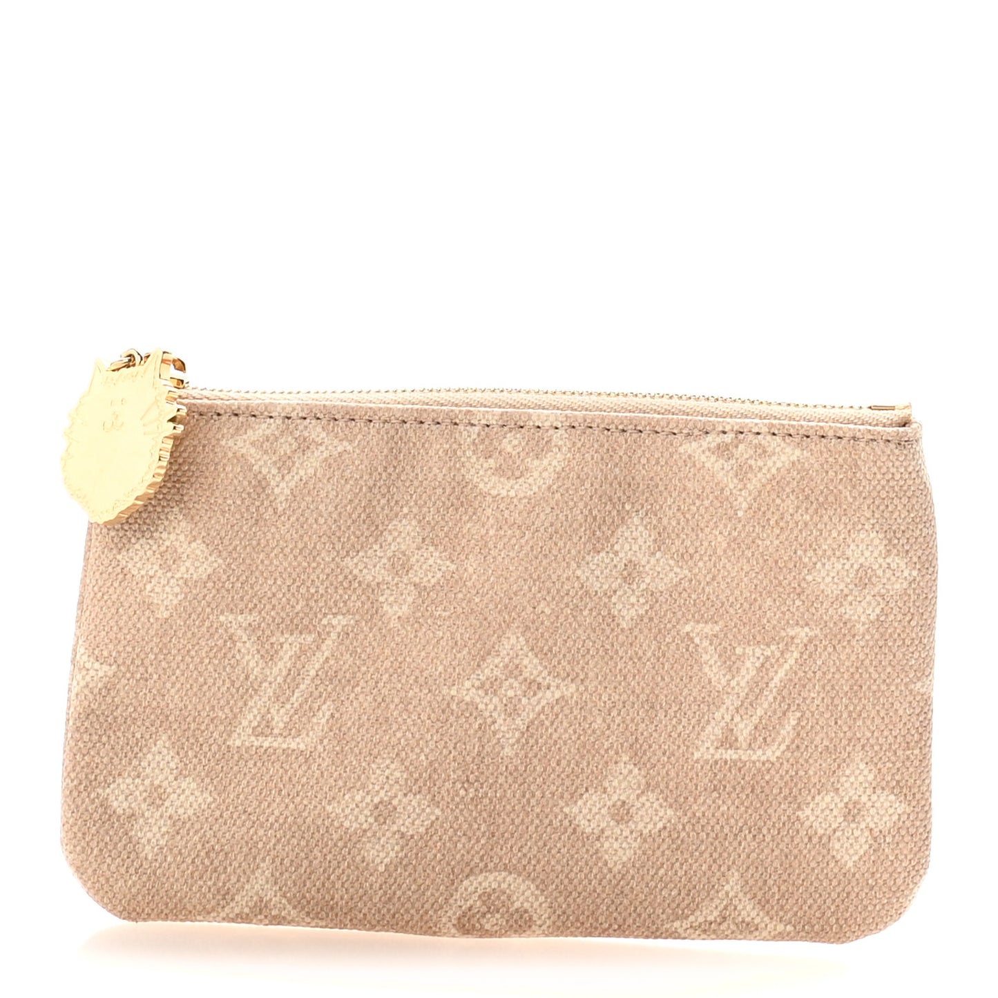 Monogram Coated Canvas Meowgram Key Pouch S
