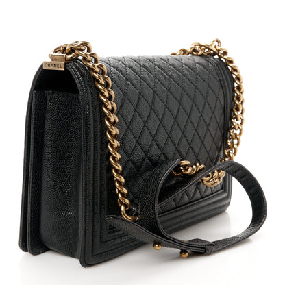 Chanel Caviar Quilted New Medium Boy Flap Black 3 of 12