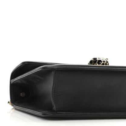 Bulgari Quilted Nappa Smooth Calfskin Serpenti Forever Diamond Blast Shoulder Bag Ivory 8 of 9