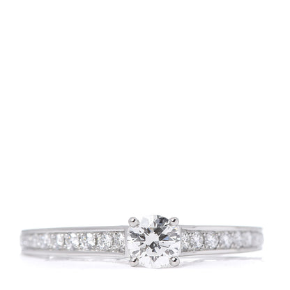 Cartier Platinum Diamond 1895 Solitaire Engagement Ring 60 9 1 of 5