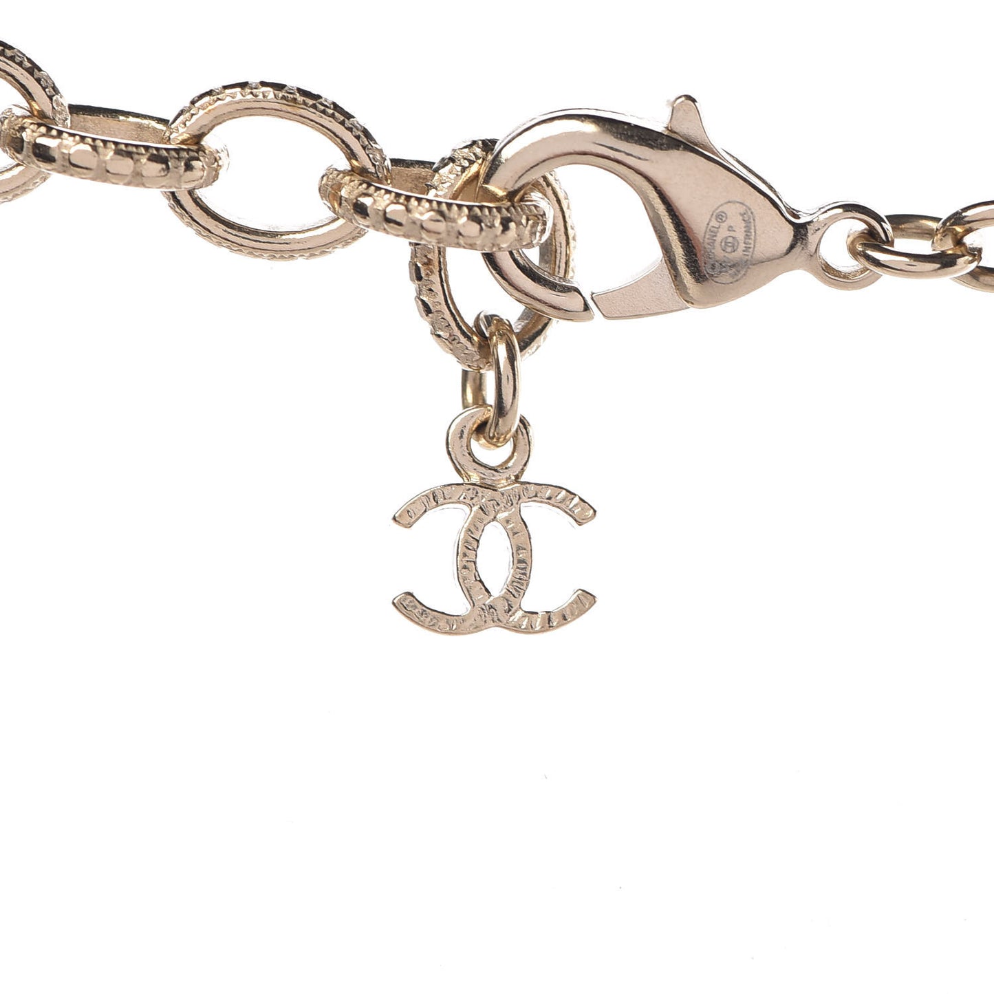 Pearl CC Short Necklace Gold