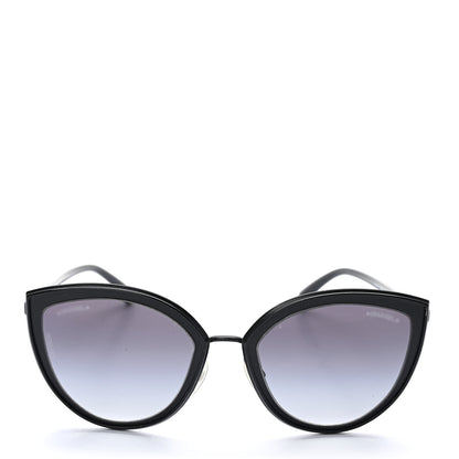 Chanel Cat Eye Sunglasses 4222 Black 2 of 8