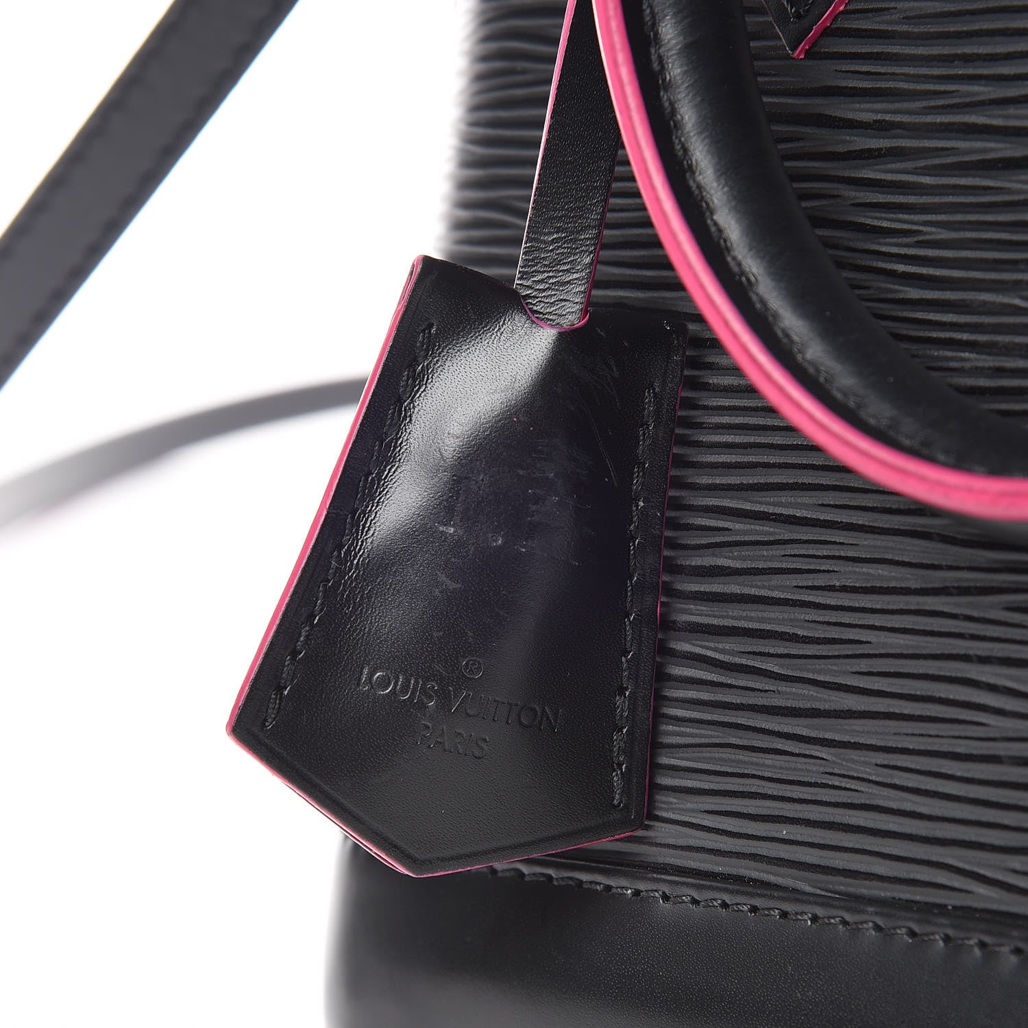 Louis Vuitton Epi Alma BB Black Hot Pink 10 of 14
