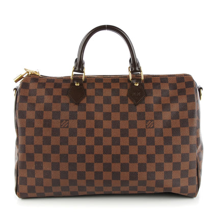 Louis Vuitton Damier Ebene Speedy Bandouliere 35 1 of 8