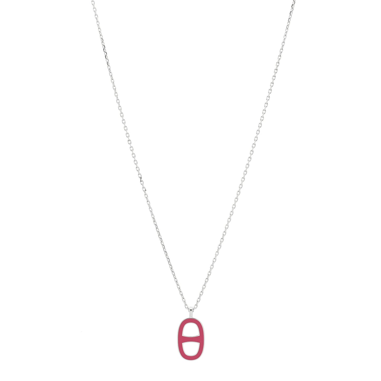 Laquered Iliade Pendant Necklace Rose Indien
