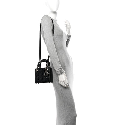 Christian Dior Patent Cannage Mini Lady Dior Black 2 of 11