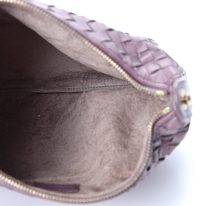 Bottega Veneta Nappa Intrecciato Large Cosmetic Case Lilac 4 of 8