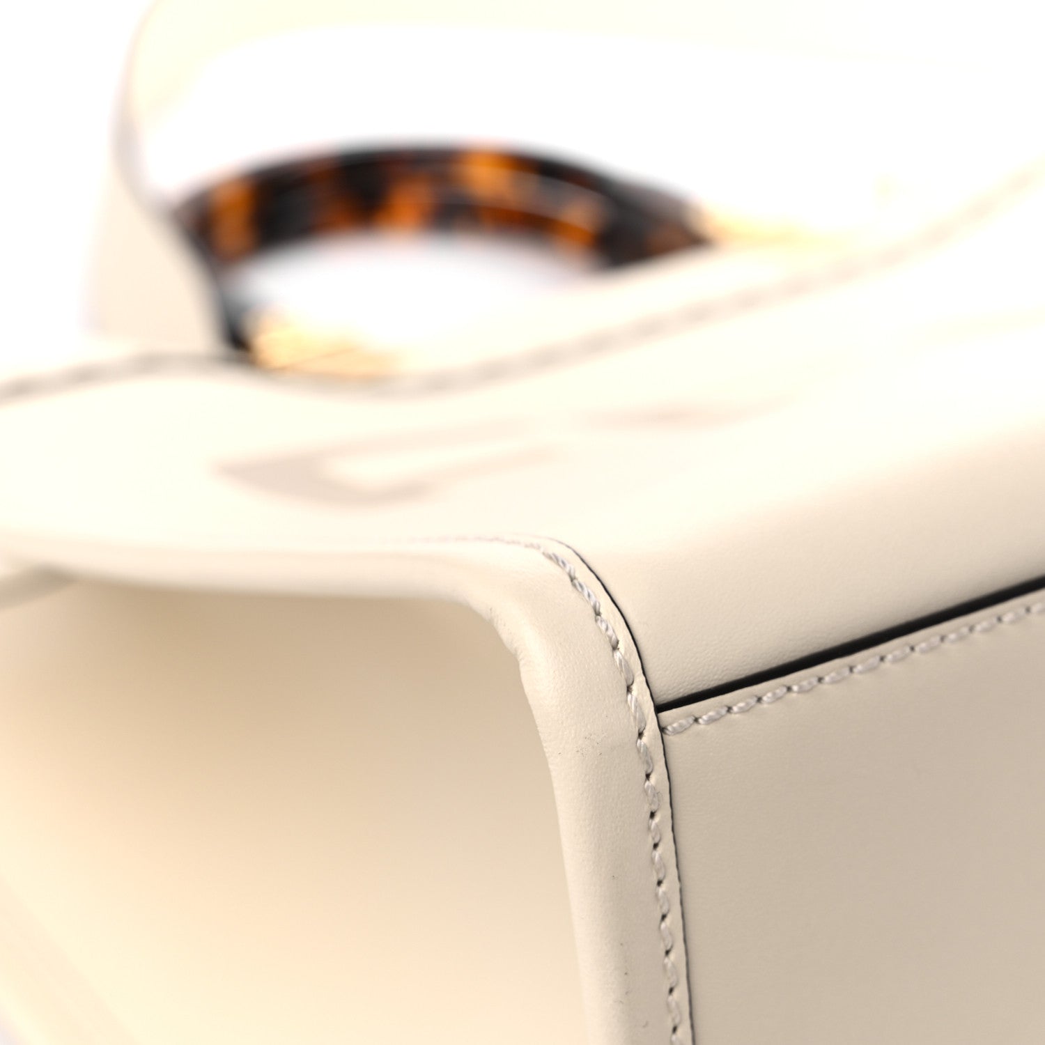 Fendi Vitello King Plexiglass Medium Fendi Sunshine Shopper Tote White Ice 8 of 12