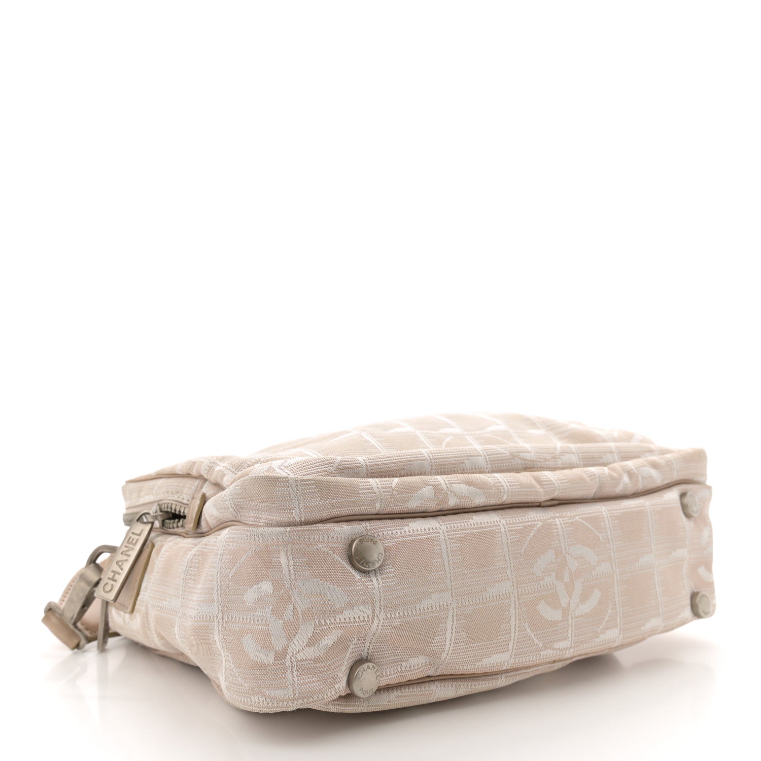 Chanel Nylon Small Travel Tote Beige 4 of 12
