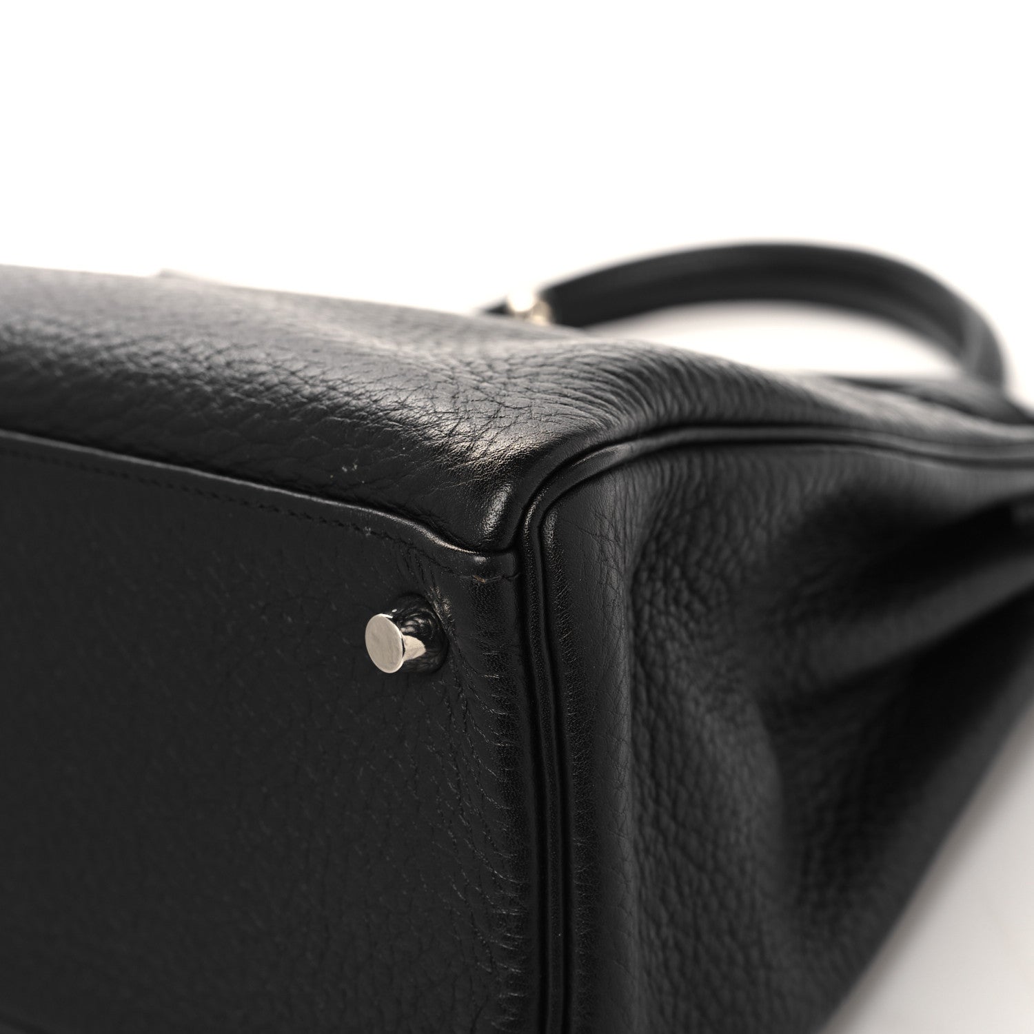 Hermes Taurillon Clemence Kelly Retourne 32 Black 10 of 17