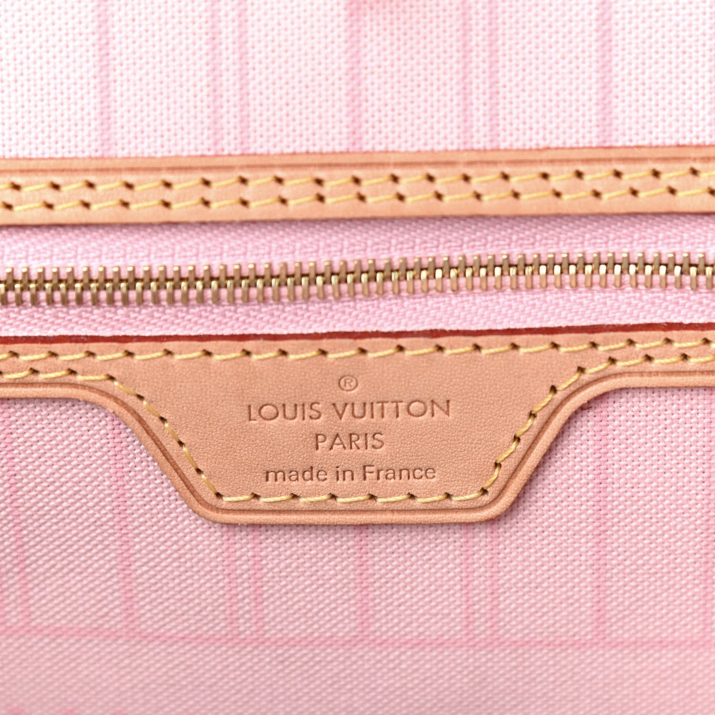 Damier Azur Neo Neverfull MM Rose Ballerine