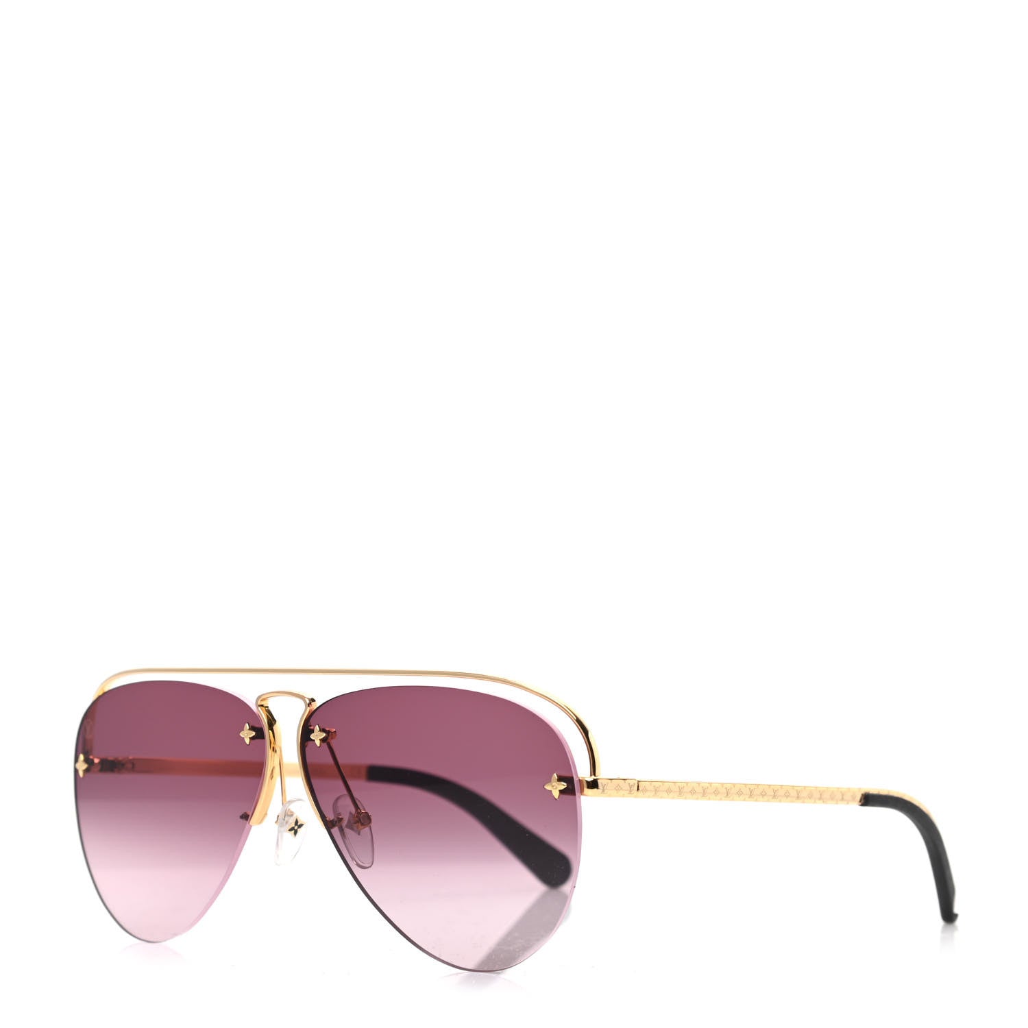 Louis Vuitton Monogram Grease Gradient Sunglasses Z1044W Aubergine 1 of 7