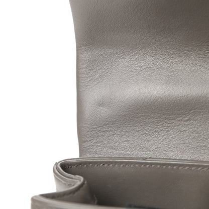 Saint Laurent Calfskin Y Quilted Monogram Toy Loulou Crossbody Bag Storm 12 of 15