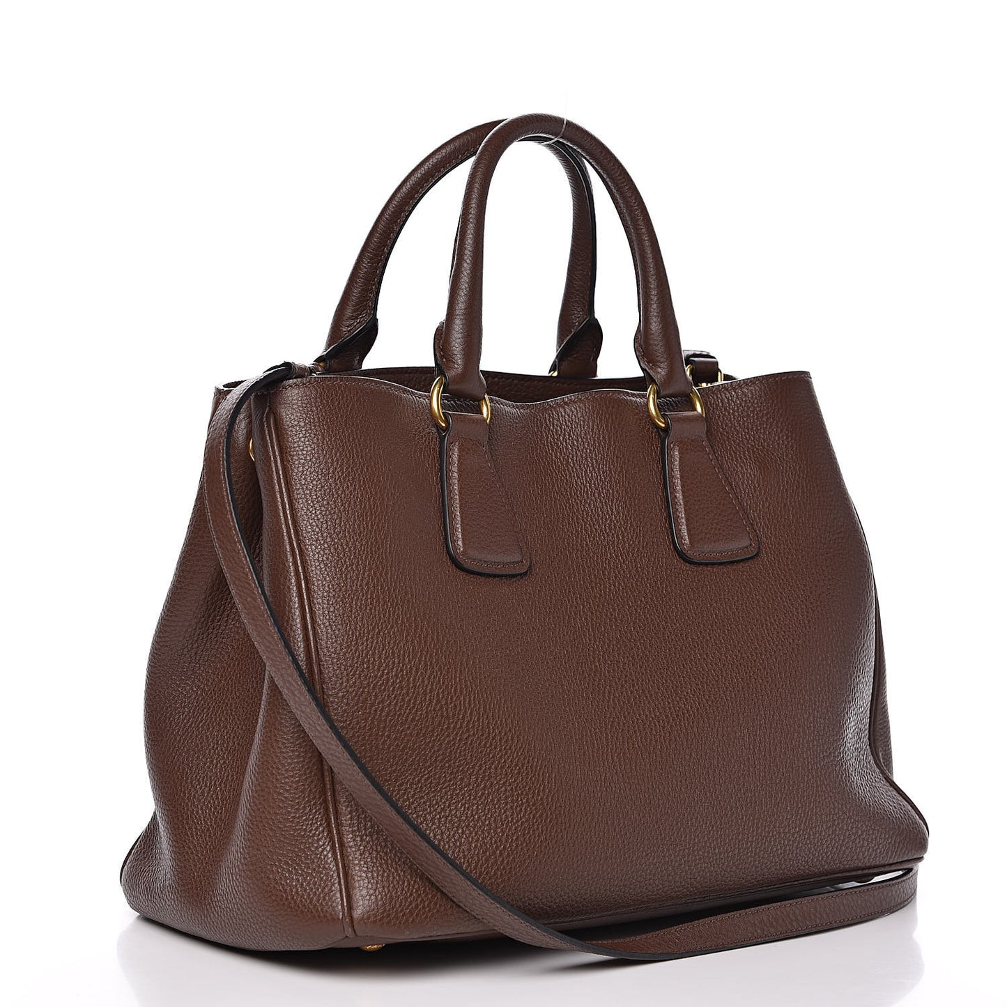 Vitello Daino Shoulder Bag Bruciato