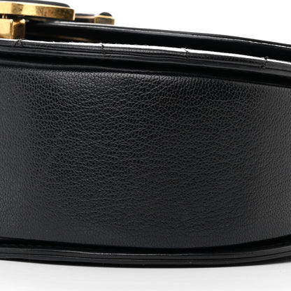 Chanel Shiny Calfskin Goatskin Quilted Small Coco Curve Messenger Flap Black 10 of 11
