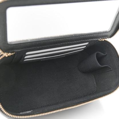 Chanel Caviar Quilted Small Tiny CC Vanity Case With Chain Black 5 of 12