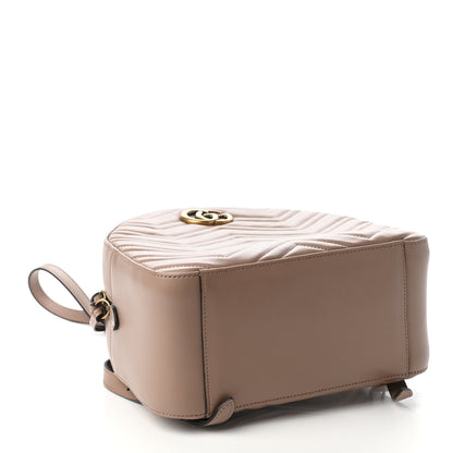 Gucci Calfskin Matelasse GG Marmont Backpack Porcelain Rose 4 of 10
