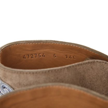 Gucci Suede Tiger Mens Chukka Boot 5 Ardesia 7 of 9