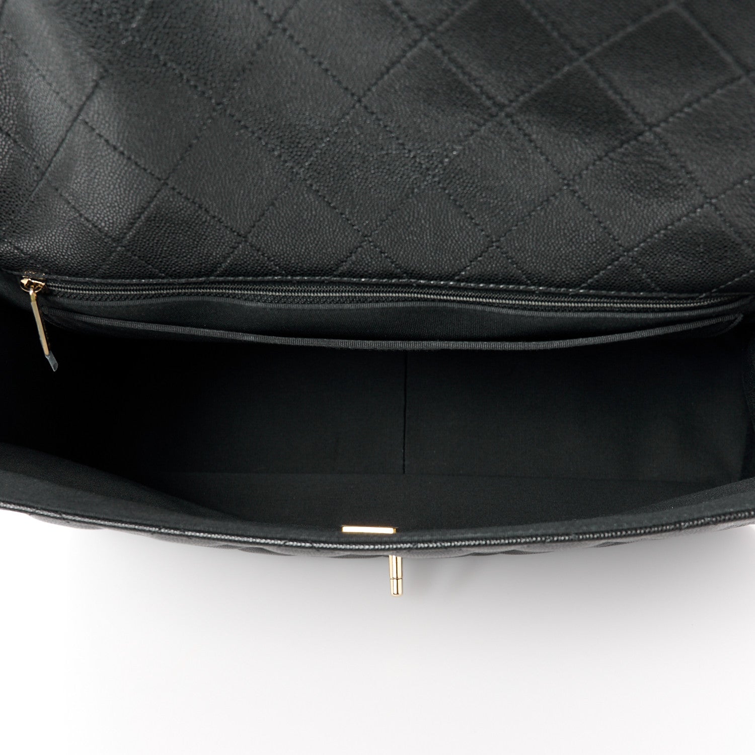 Chanel Caviar Quilted XXL Travel Flap Bag Black 5 of 11